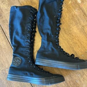 Black Chuck Taylor Knee High Women's Sneakers